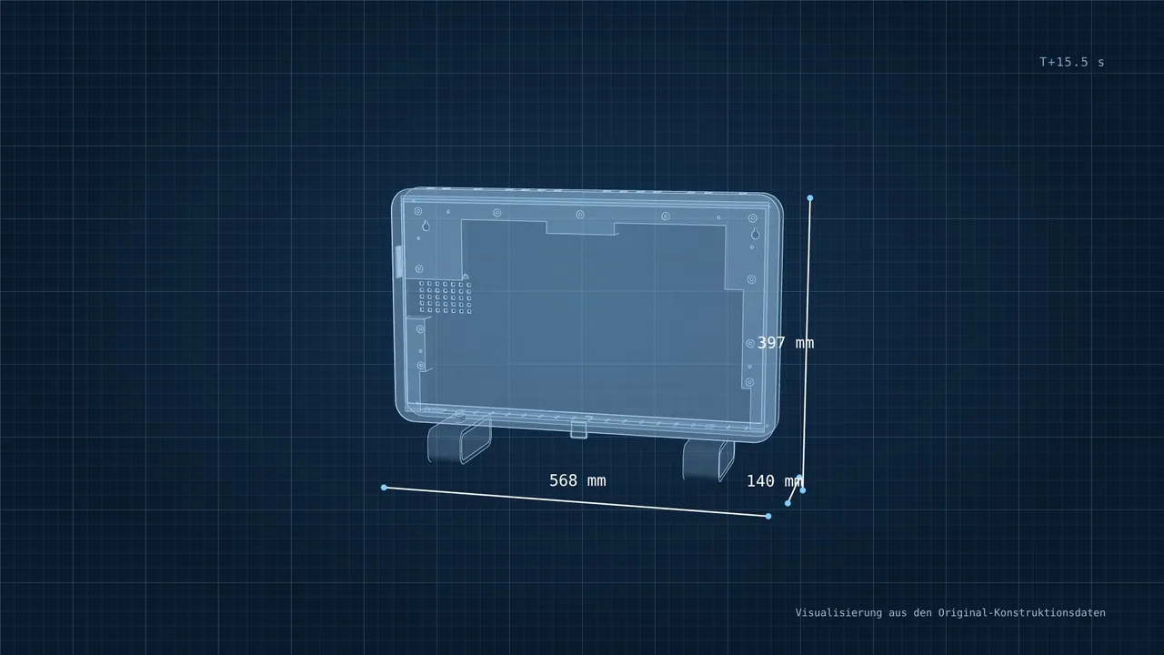 Direkt am Computer, ohne Skizze. – Visualisierung aus den Konstruktionsdaten